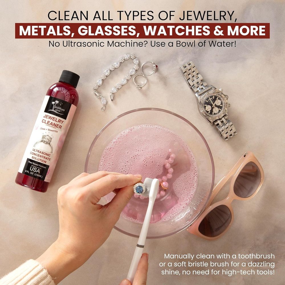 Ultrasonic Cleaner Solution Concentrate - Highly Concentrated All Purpose Cleani