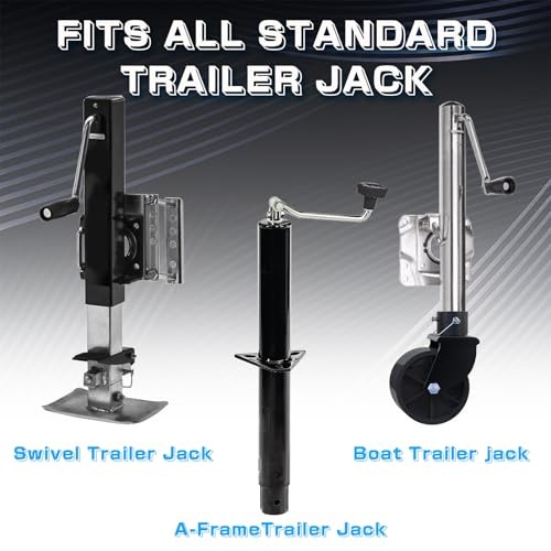 6" Dual Trailer Jack Wheel Replacement, Trailer Jack Wheel without Chock