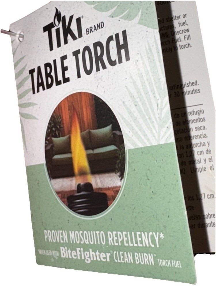 Pair Of Tiki Table Torches