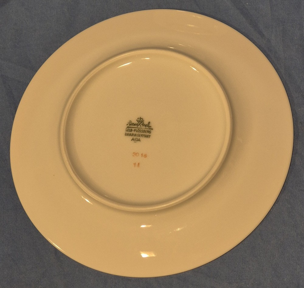 4 Rosenthal Aida PINE NEEDLE, Bread & Butter Plates, Germany EUC