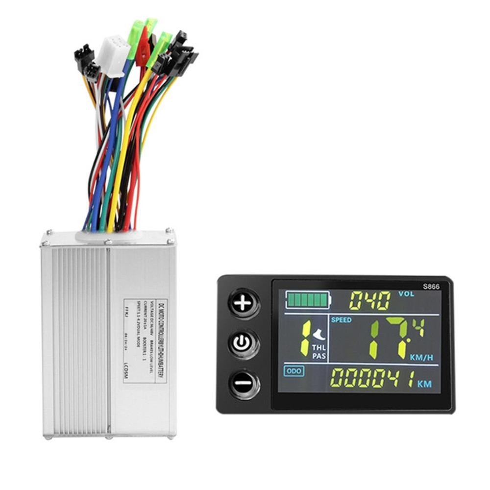 eBike Upgrade Conversion Kit with S866 Display and Efficient Brushless Control