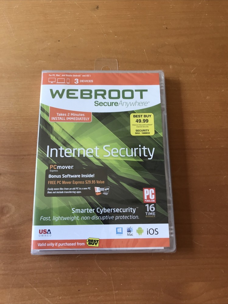 Webroot Secure Anywhere - Internal Security, Sealed