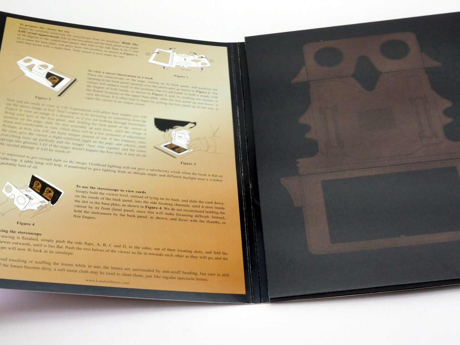 OWL Stereoscope 3d Viewer by Brian May - Improved Version 3 w/slip case