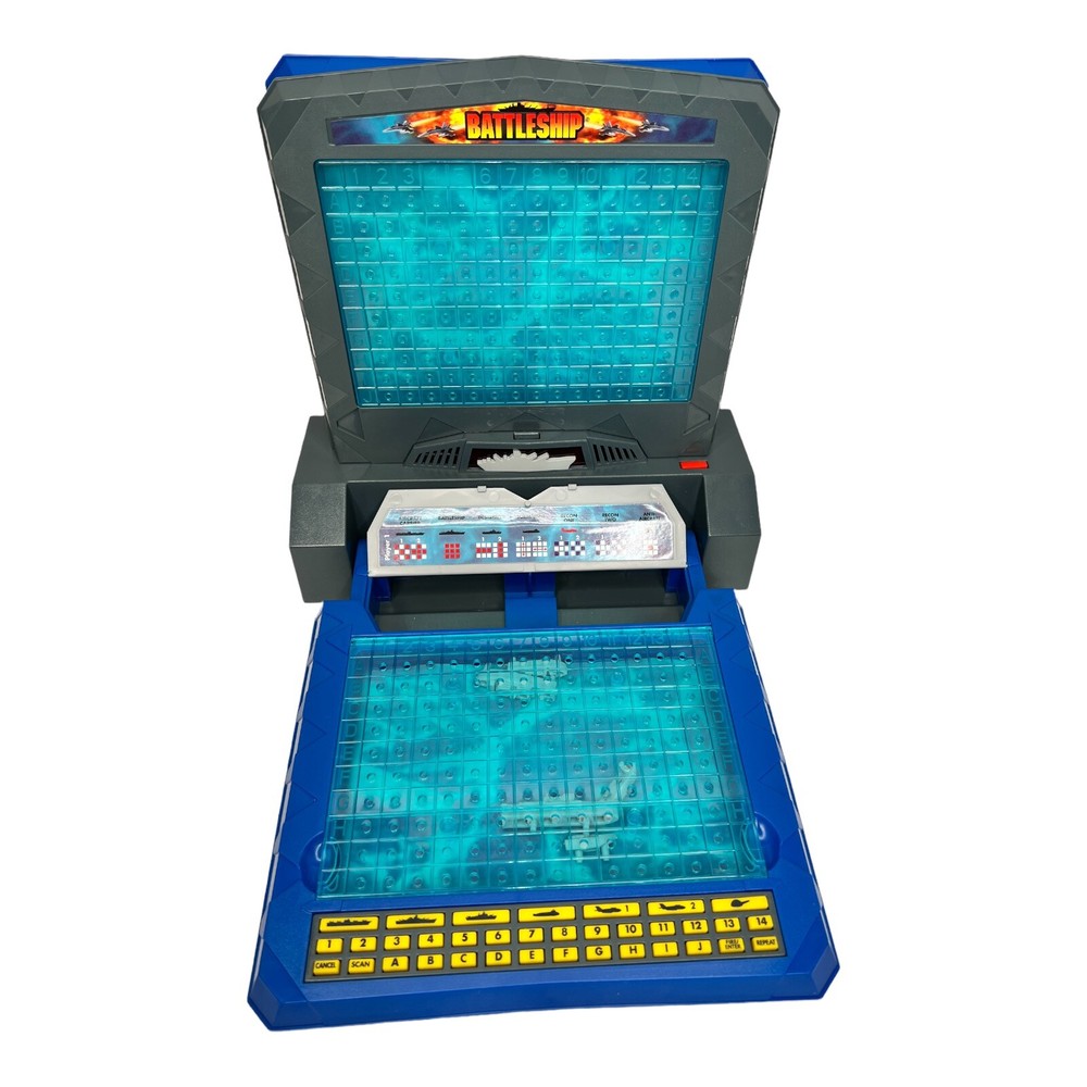 Vintage Electronic Battleship Advanced Mission Game - Hasbro - EUC- COMPLETE