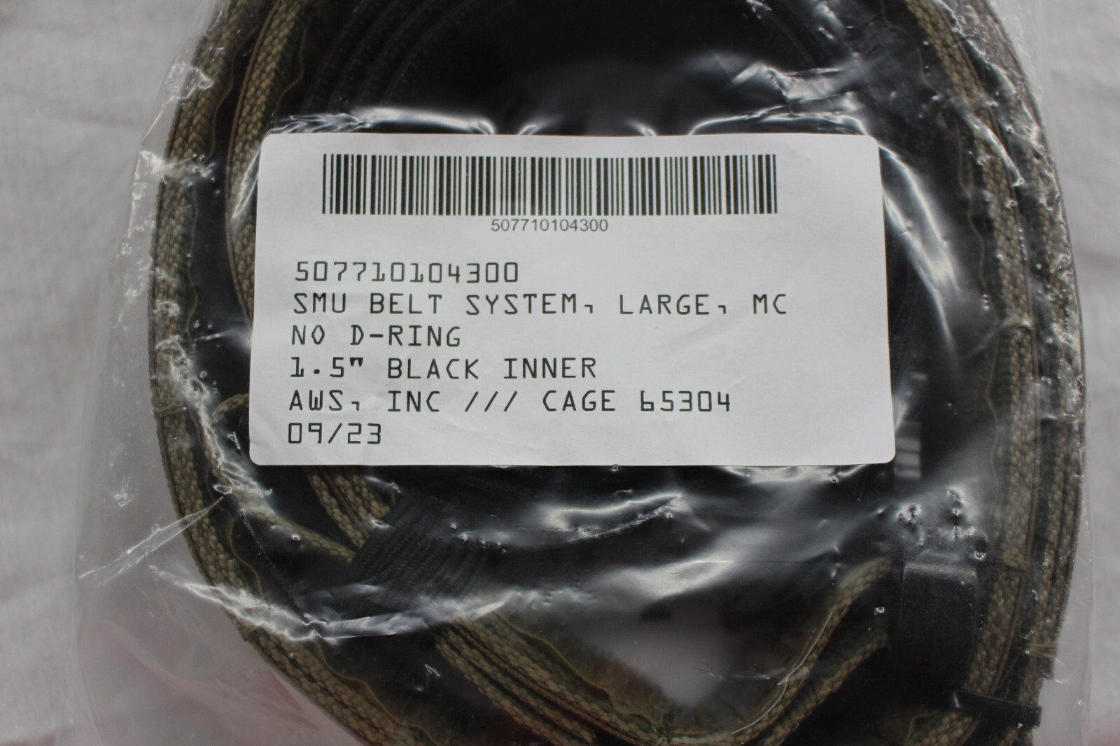 AWS SMU OPERATOR COMPOSITE MOLLE BELT SYSTEM BATTLE BELT - MULTICAM - LARGE