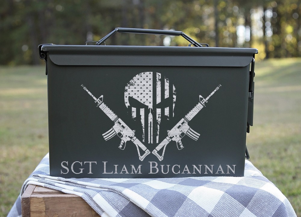 Engraved Steel Ammo Can