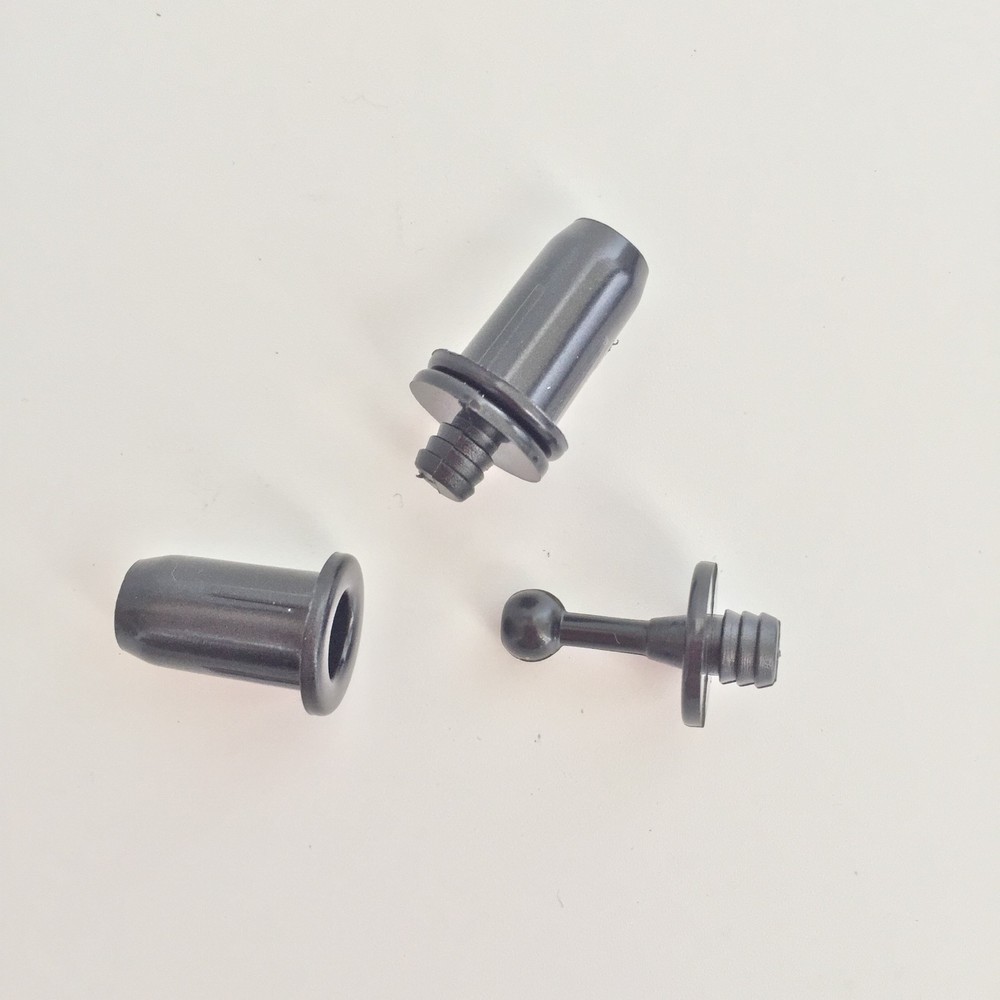 8- 24mm Thin Plastic Speaker Grill Cloth Fabric Peg Kits Fasteners Ball & Socket