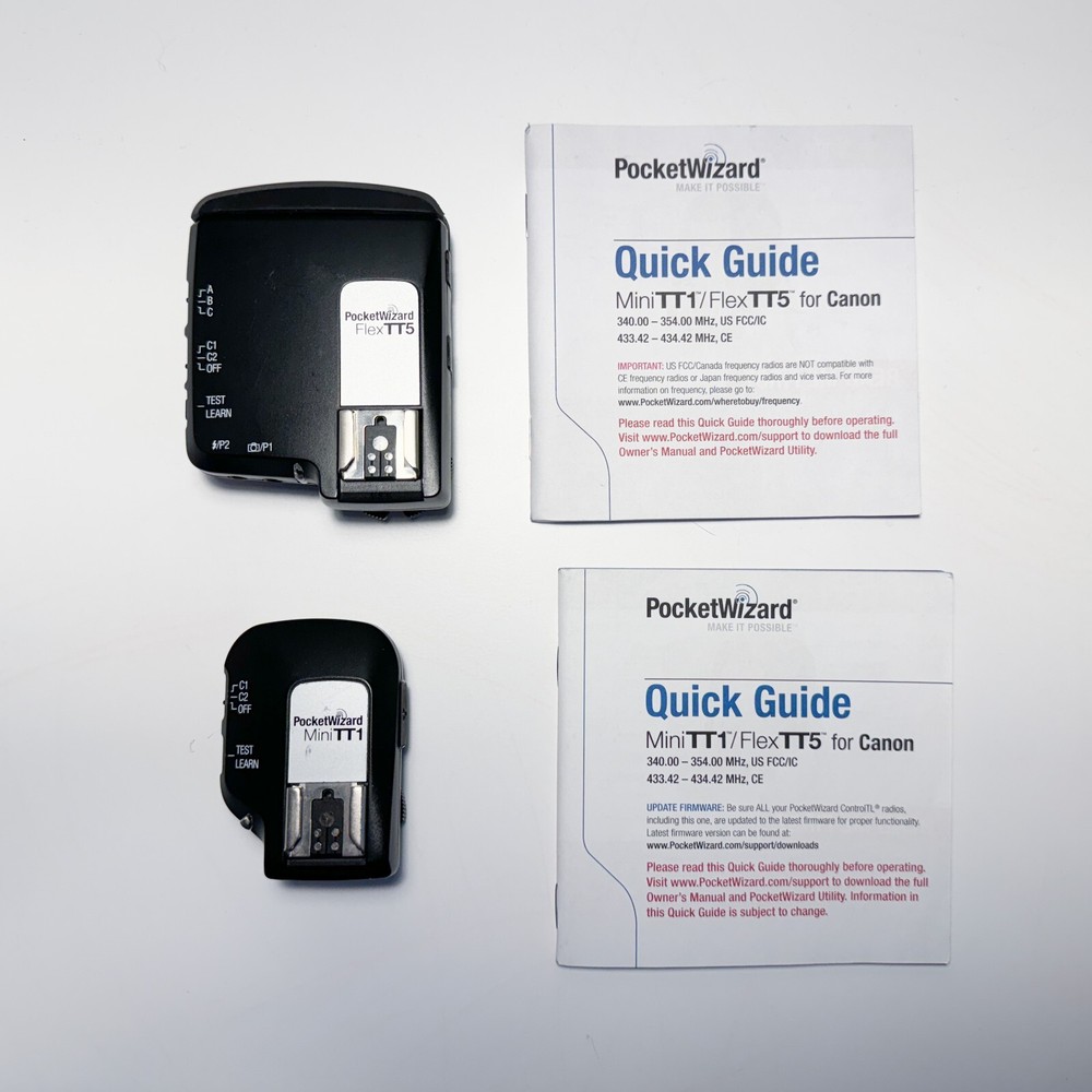 PocketWizard Flex TT5 and Mini TT1 for Canon (with AC5 Soft Shield)