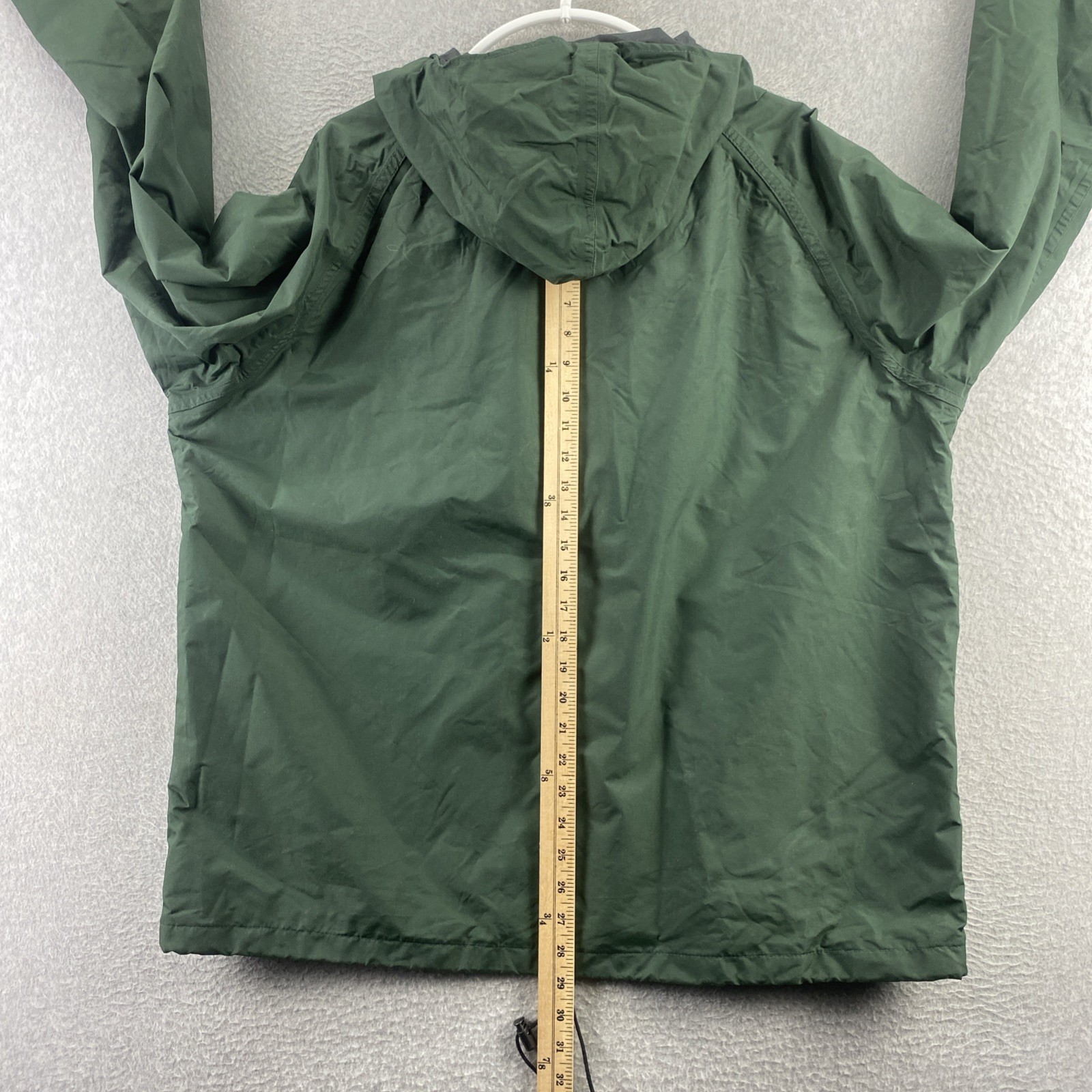 Walls XL Green Rain Suit Set Jacket Pants Waterproof Hooded Nylon Outdoor