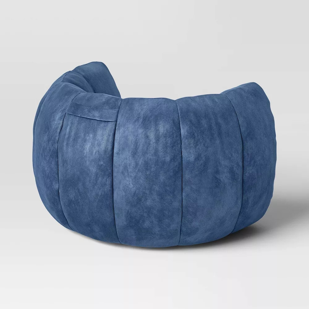 Corduroy Club Chair Navy - Pillowfort