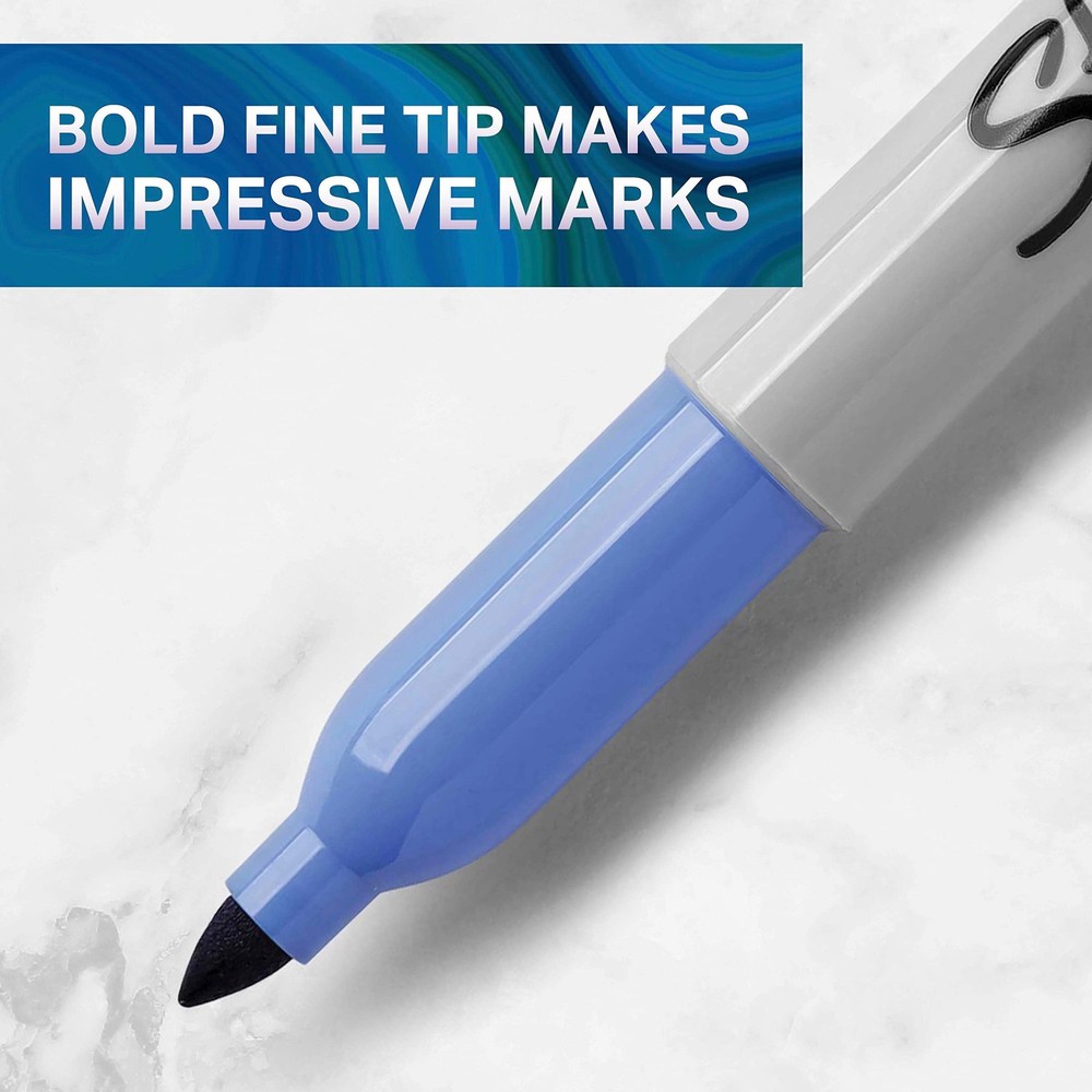Permanent Markers Fine Point Assorted Colors Special Edition 12 Count
