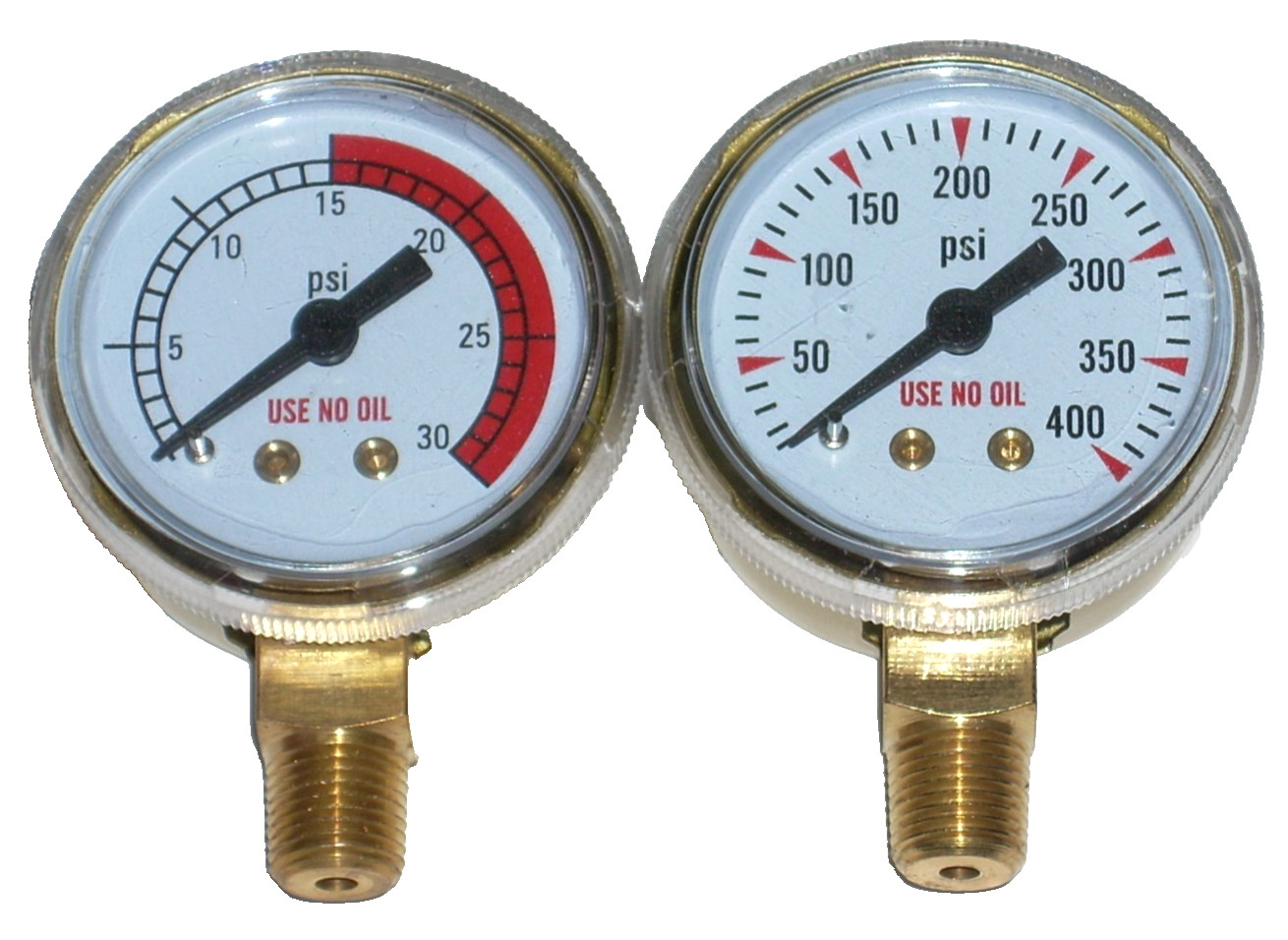 Acetylene Regulator Gauge Set for Port a Torch Tanks 1 1/2" Dia w 1/8" NPT Inlet