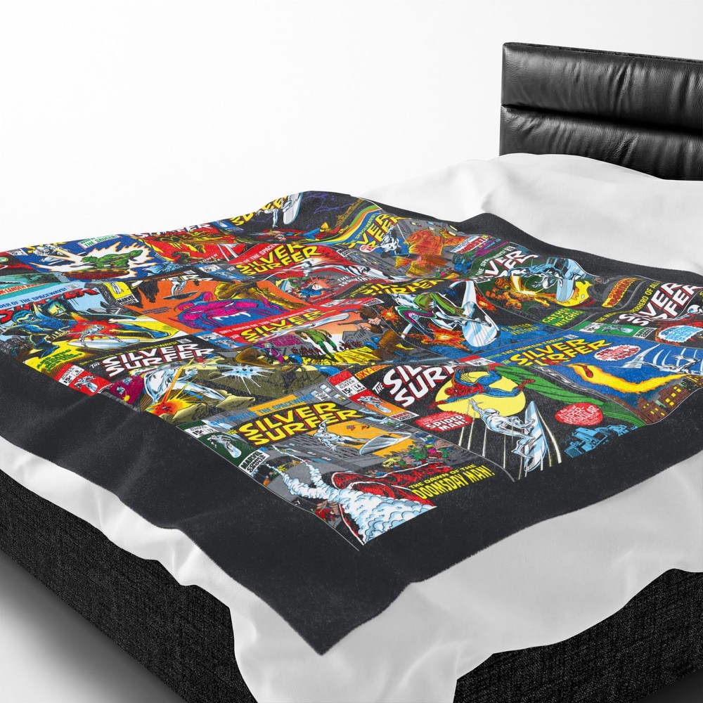 Silver Surfer Blanket - Classic Silver Age Art - Marvel Comics - Soft & Comfy