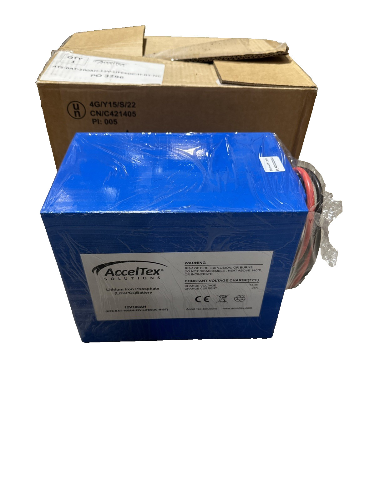 🔴2X ATS-BAT-100AH-12V-LIFESOC-H-BT Heated LiFePO4 Solar RV Battery 12V 100Ah‼️A