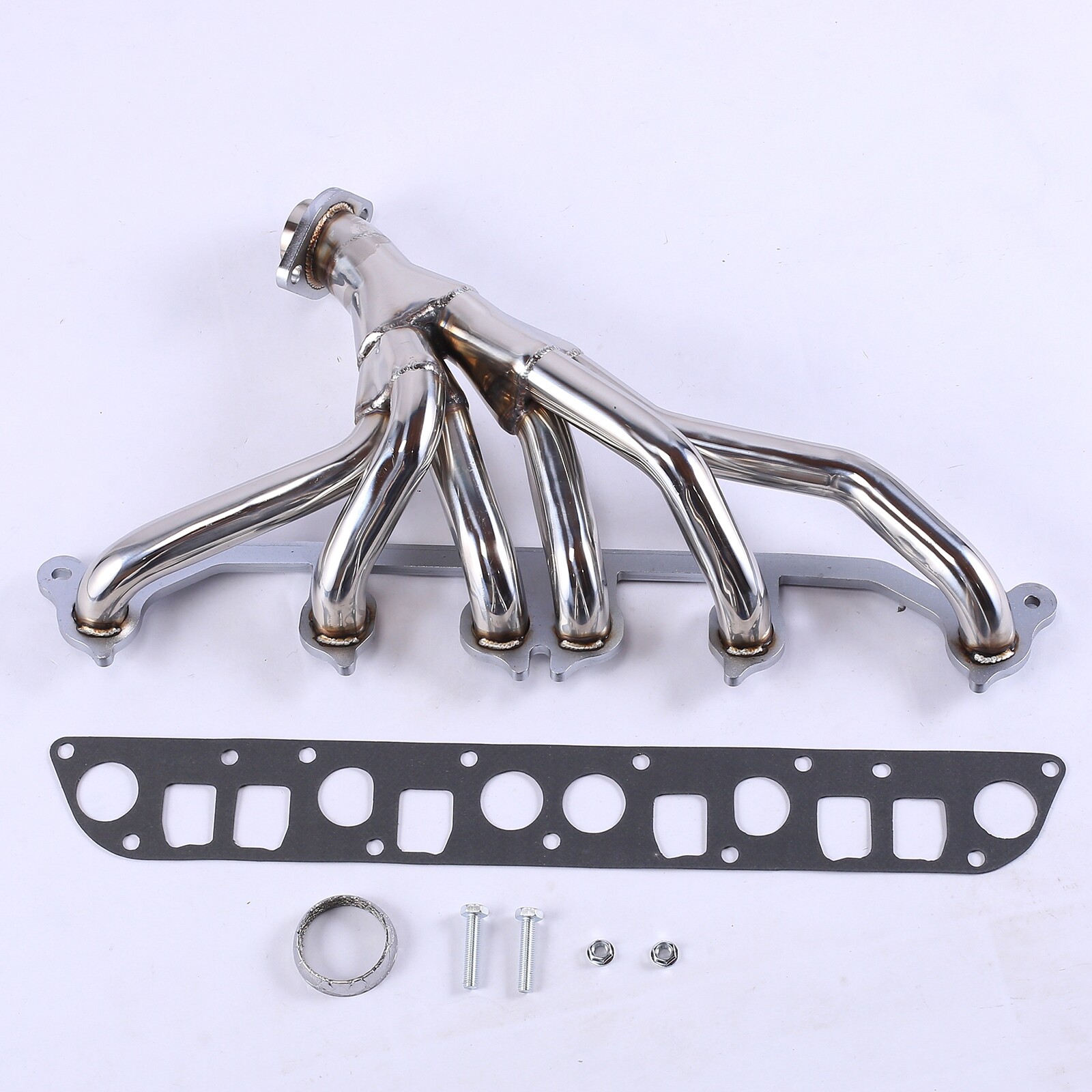 For 1991-1999 Jeep Wrangler Cherokee 4.0L L6 TJ YJ Stainless Manifold Header