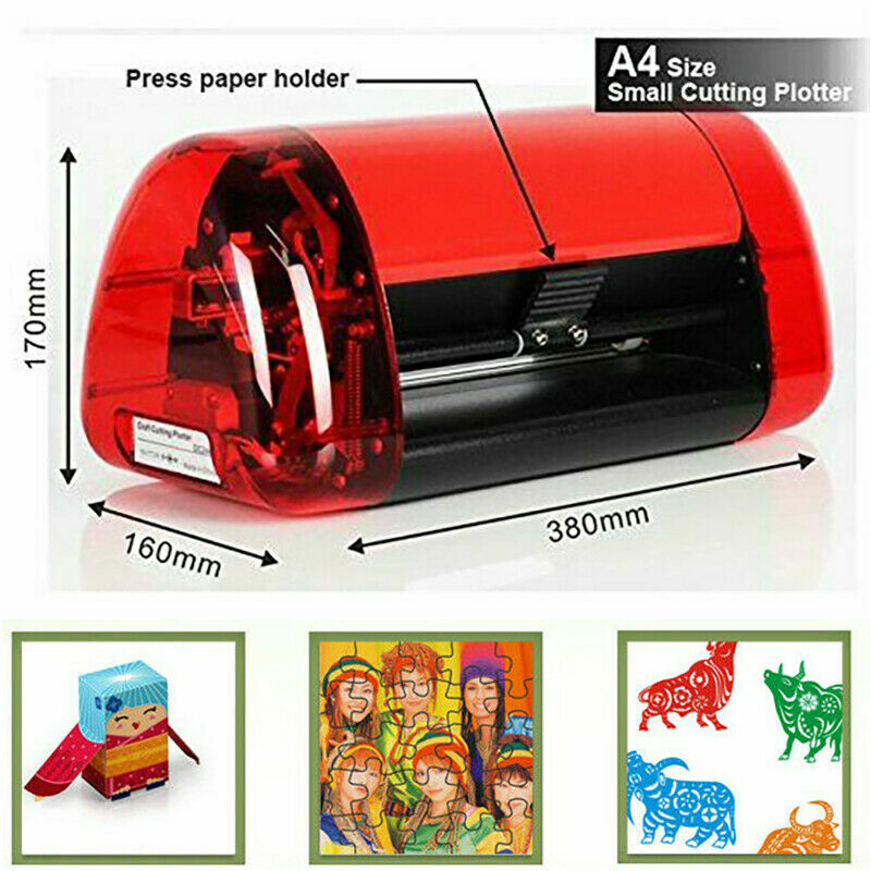 A4 Size Pro CUTOK Mini Vinyl Cutter Plotter Machine with Contour Cut Function