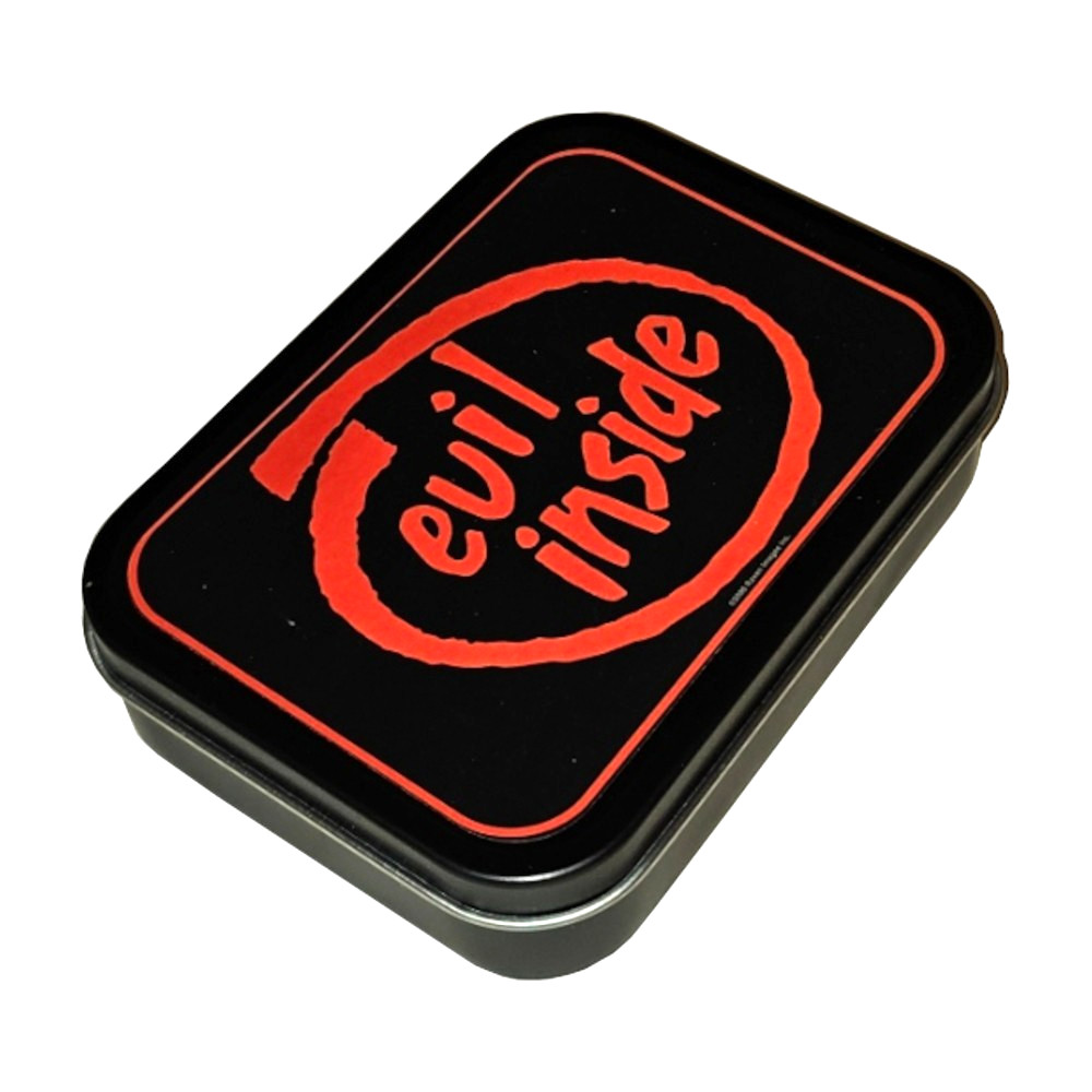 EVIL INSIDE Stash Tin Seal Tight Waterproof Storage Container