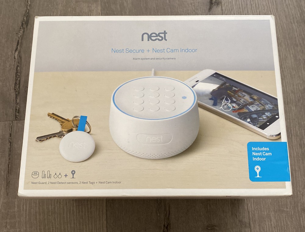 Google Nest Secure Smart Alarm System and Google Nest Cam Indoor Wired Security