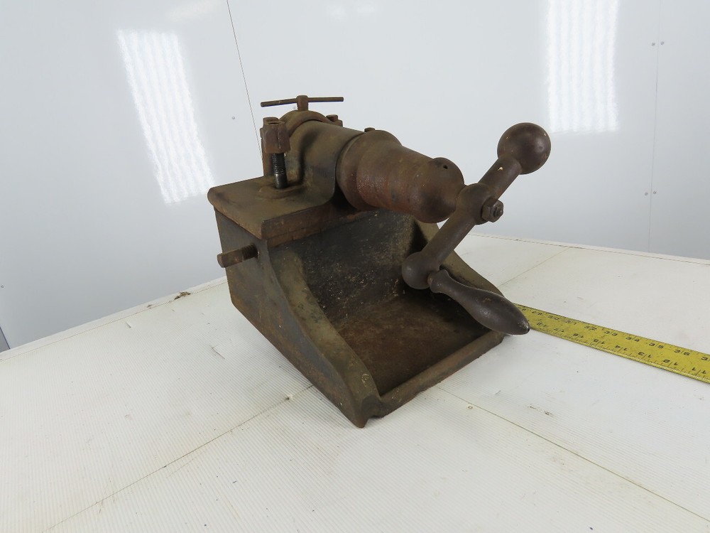 Early Lathe Machine Tail Stock Assembly