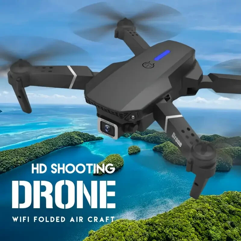2025 E88 PRO Drone HD Dual Camera, Screen Control, One-Key Takeoff