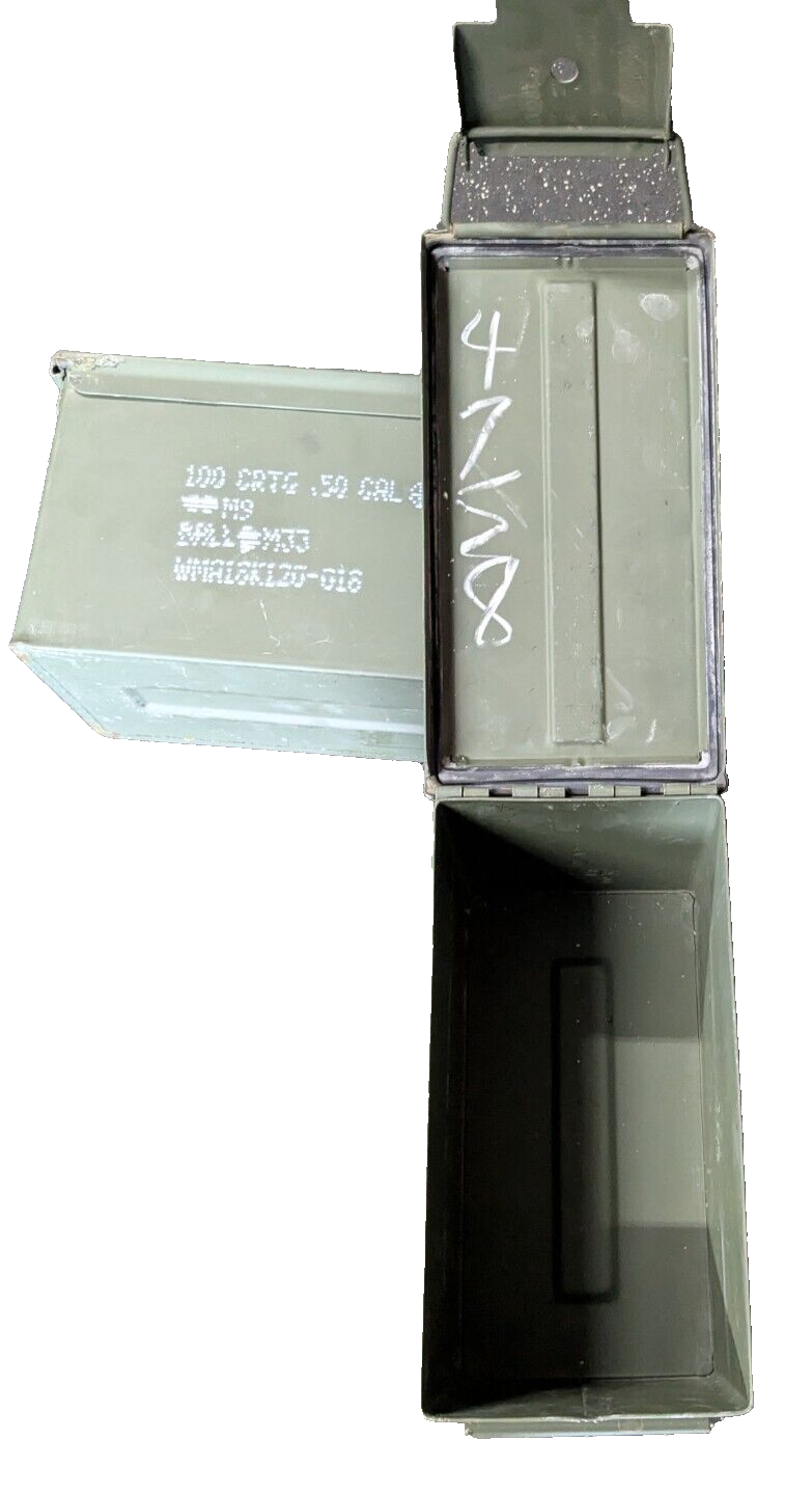 50 CAL. Ammo Can Surplus Grade 2 - Free Shipping