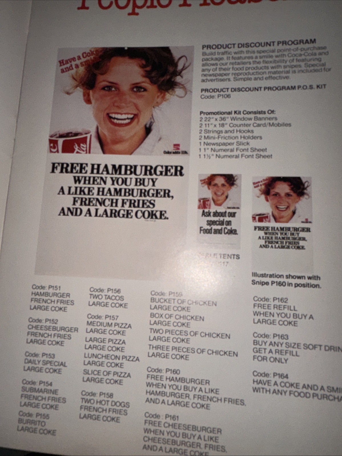 1982 Coca Cola Fountain Sales Advertising Manual