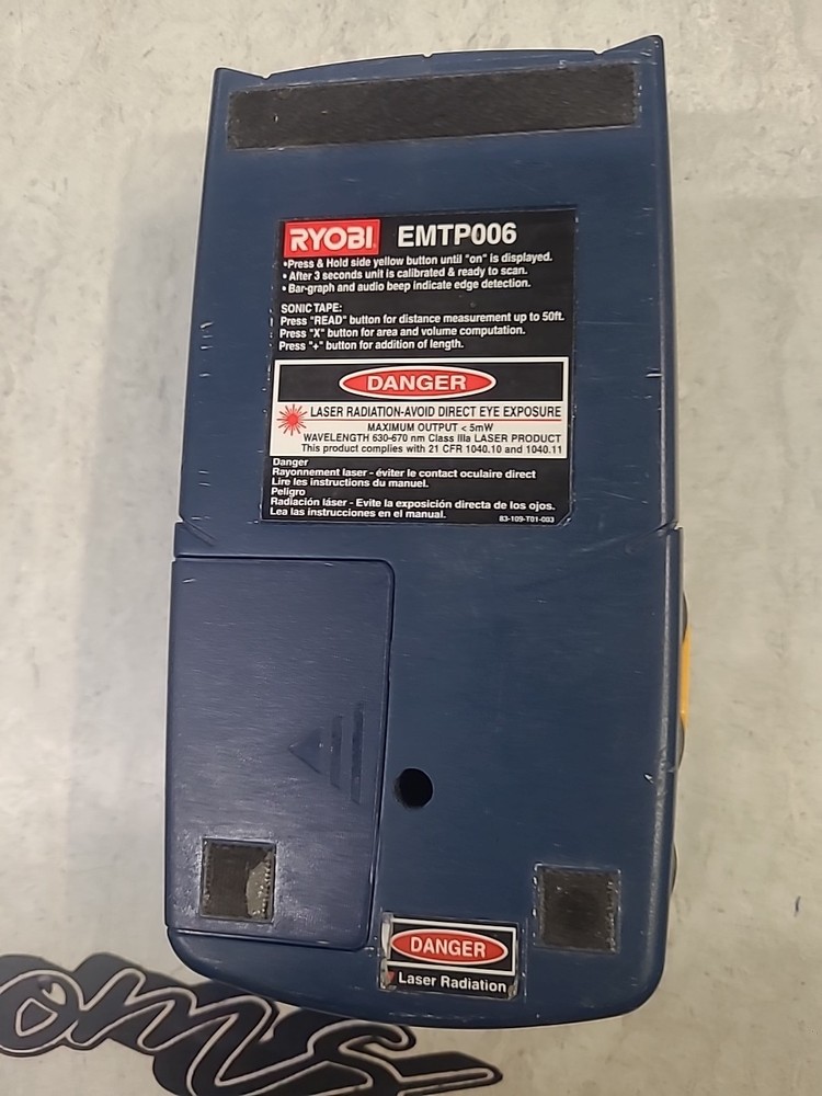 RYOBI EMTP006 Ultrasonic Measuring Device And Stud Sensor Tested Working