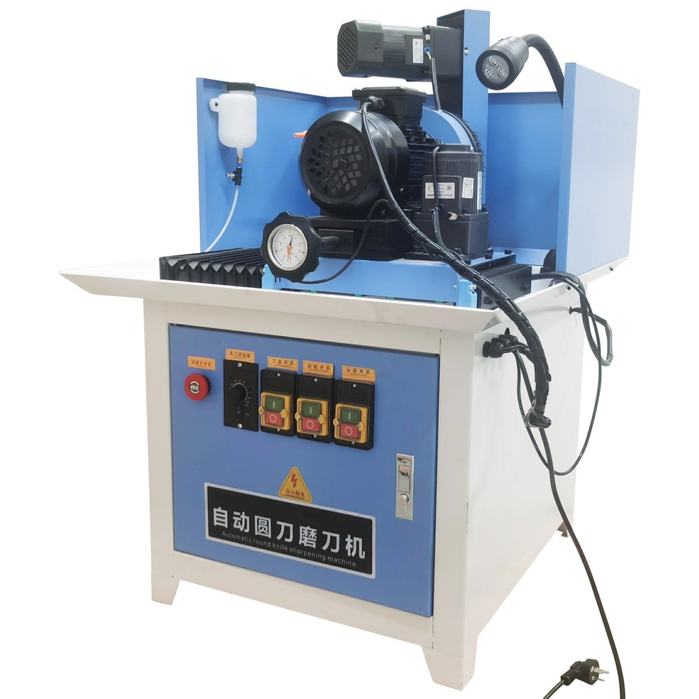 Automatic Round Blade Precision Sharpening Machine w Lamp and Emergency Switch