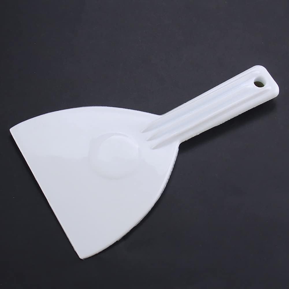 2 Pcs White Plastic Dough Scraper Cutters, Bread Chopper Separator, Flour Scr...