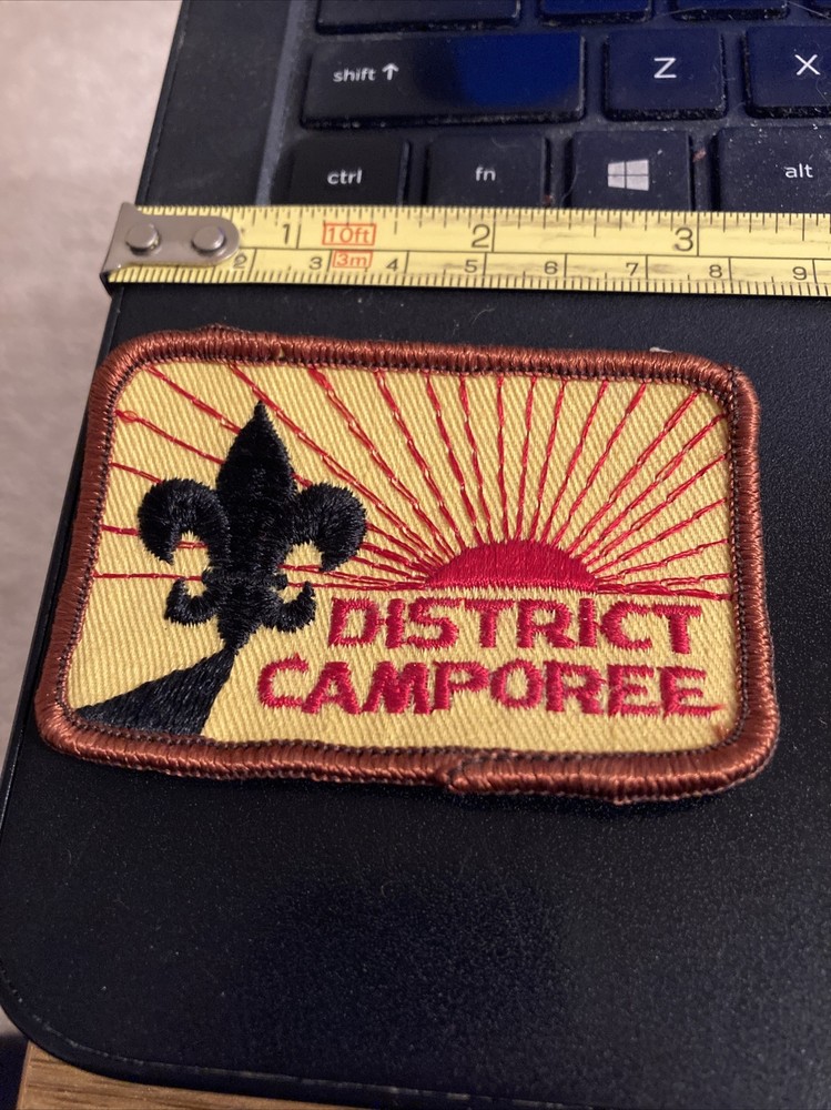 vintage Patch District Camporee, BSA