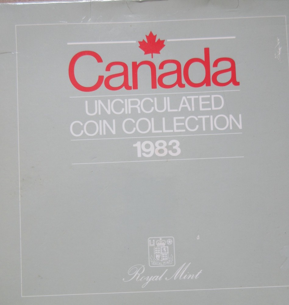 1983 Canada Year Uncirculated Set Coins Cent to $1. NICE UNC.