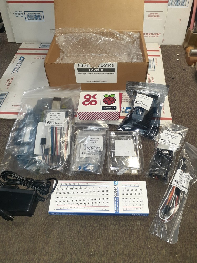 42 Electronics Intro To Robotics Level A Kit -