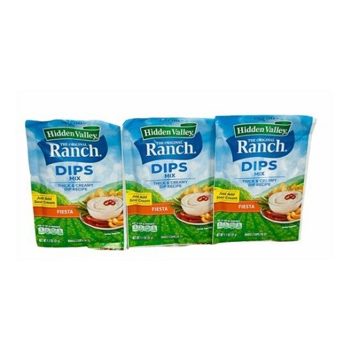 Hidden Valley Ranch Fiesta Dips Mix 6 Packets