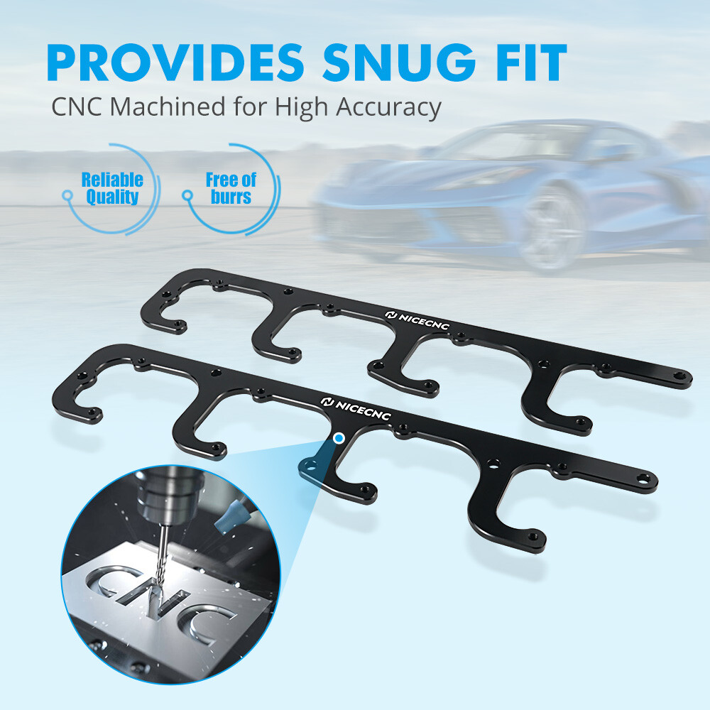 LS D580 Square Coil Brackets Set Coils Require Spacer Kit