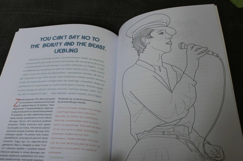 David Bowie Starman Coloring Book