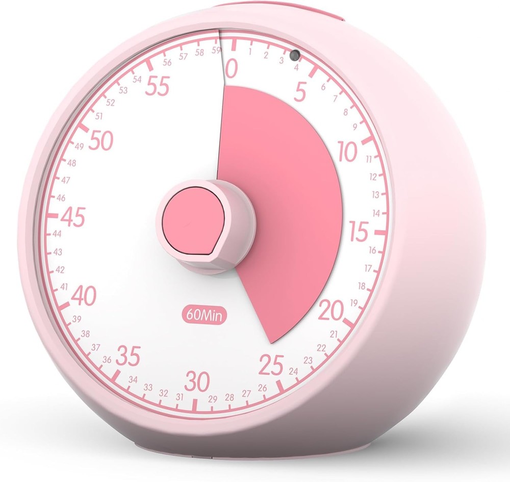 Visual Timer for Kids 60-Minute - Countdown Timer with Optional Alarm, Focus ...