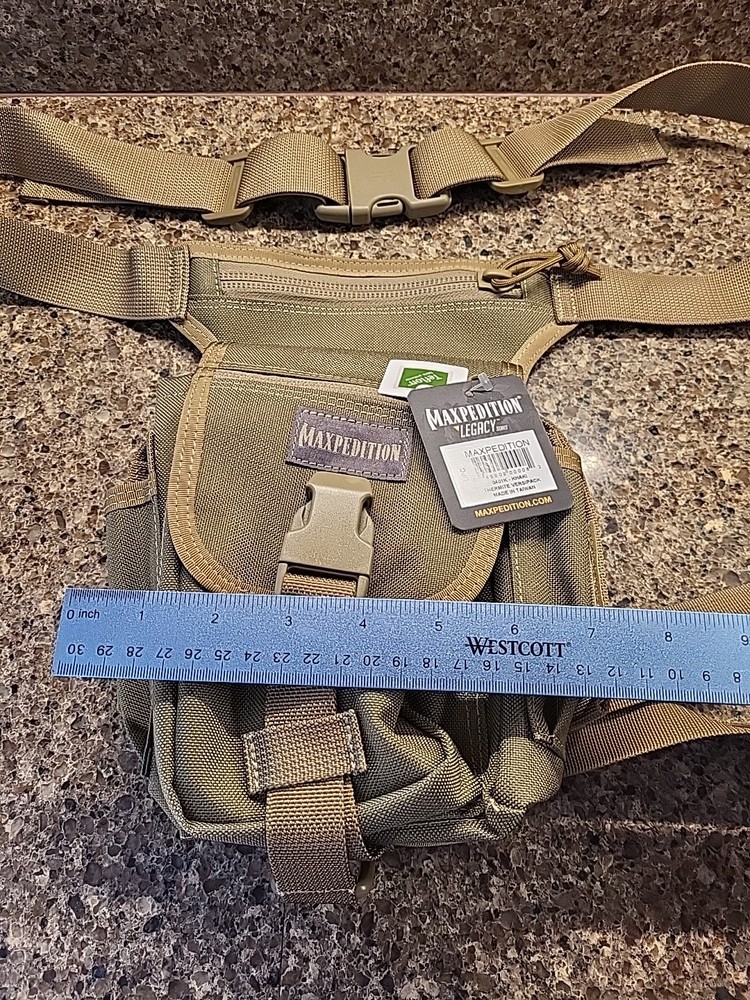 Maxpedition Thermite Versipack Bag Khaki Nylon Construction 401k Multi-Function