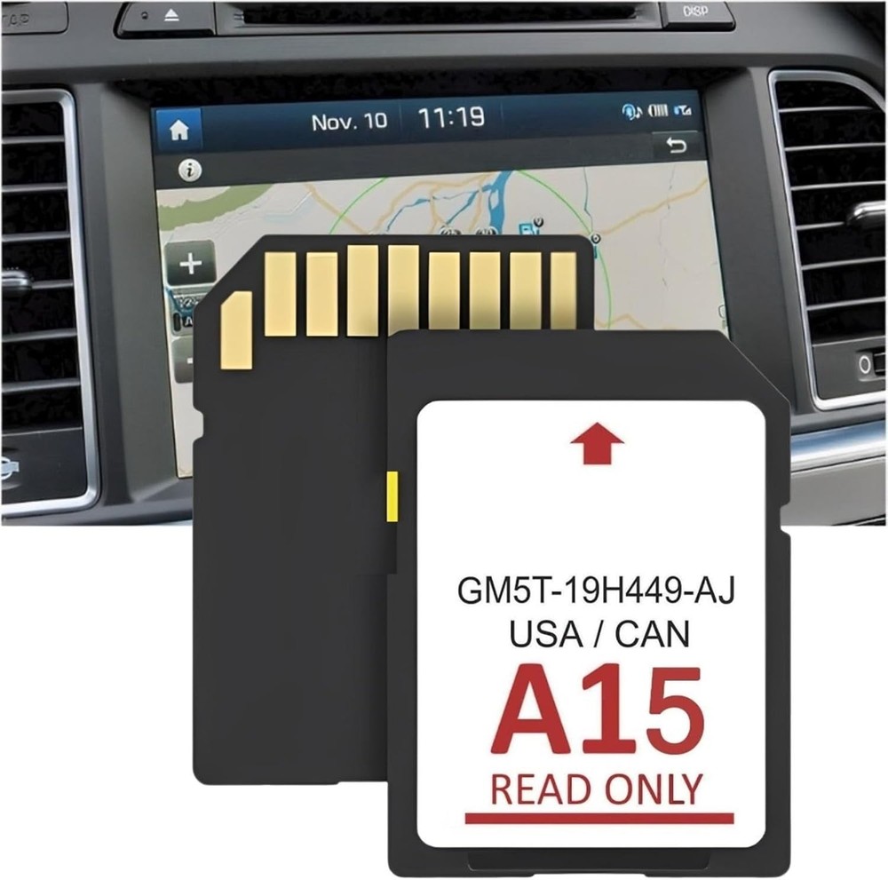 A15 Navigation Memory SD Card for Ford Lincoln Sync GPS - Latest Version