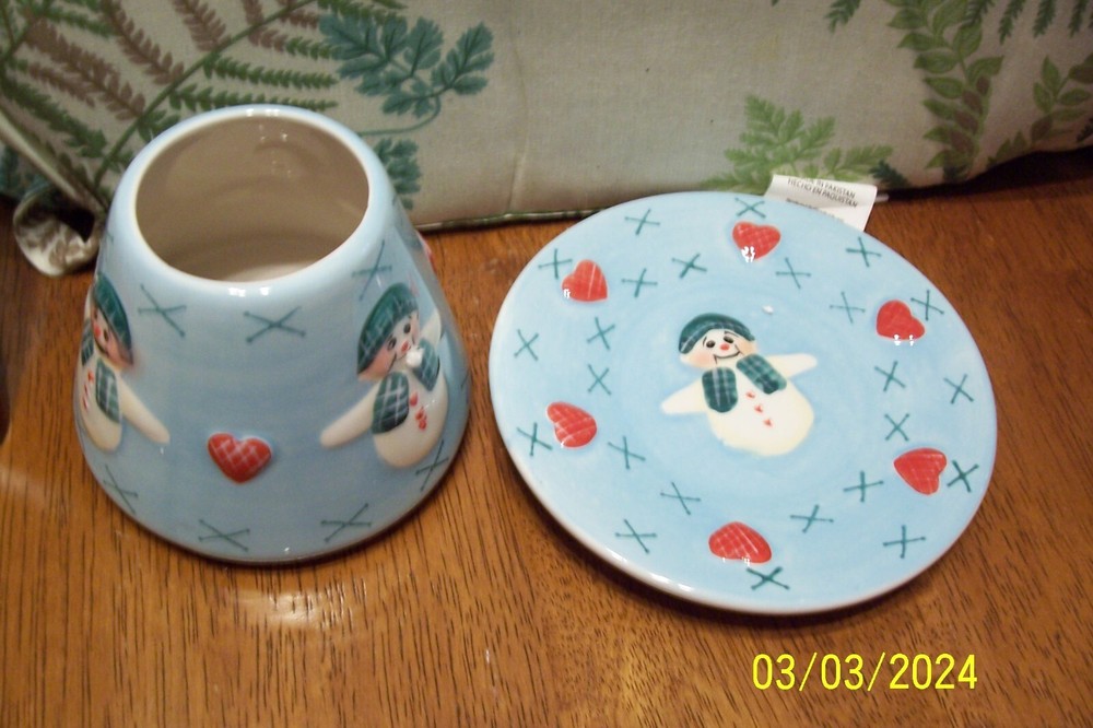 Snowman Votive - New in Package
