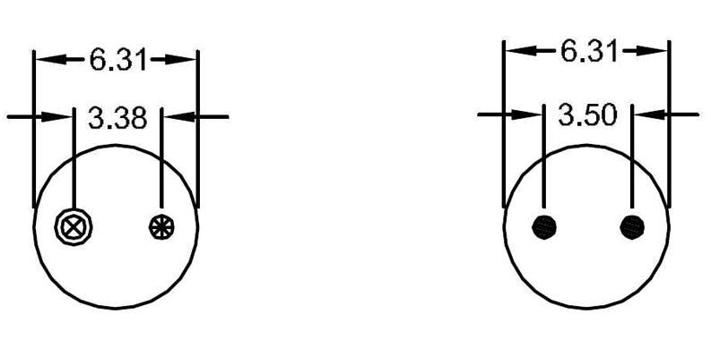 Double Convoluted Air Spring Bag Replace Firestone W01-358-6944 Goodyear 2B9-252