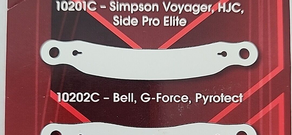 Racing Optics X Stack Laminated Visor Tearoff System, NWT open, 10202C, 10 pack