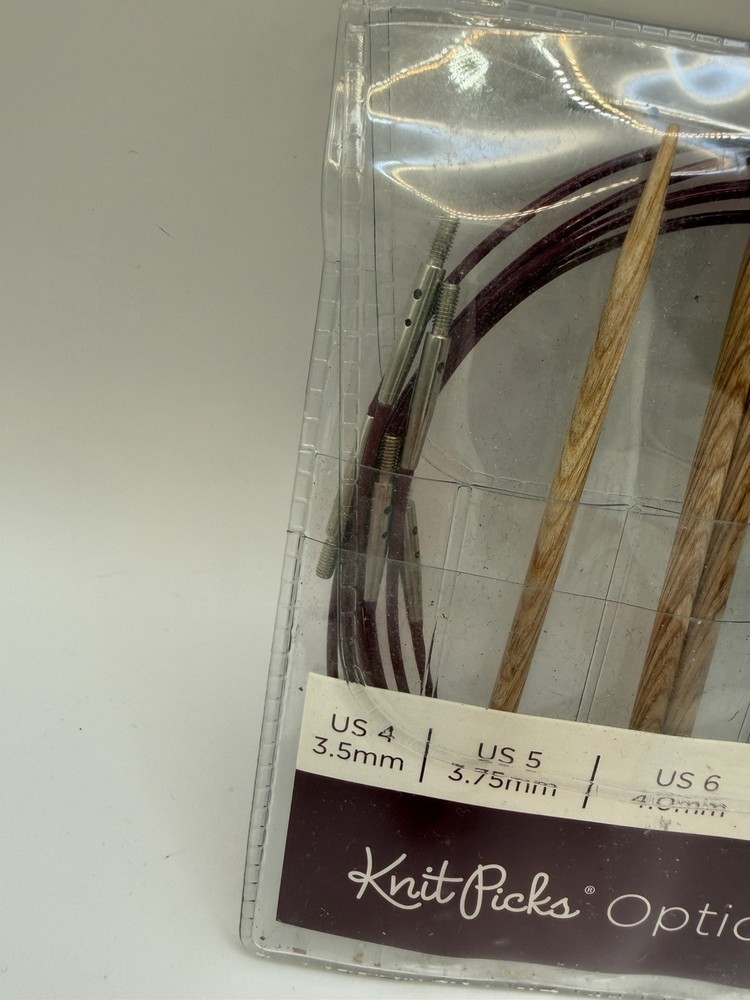 KnitPicks Options Interchangeable Needles Sunstruck Wood Set