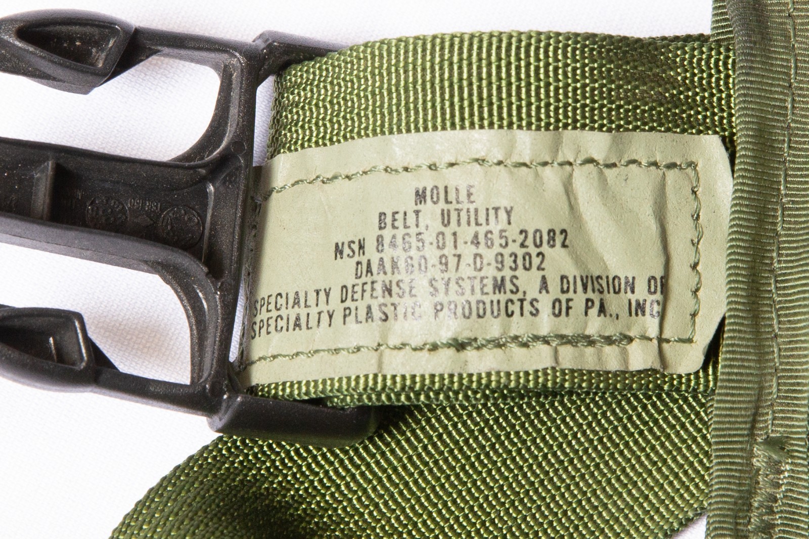 USGI MOLLE Utility Belt SDS M81 Woodland Camo