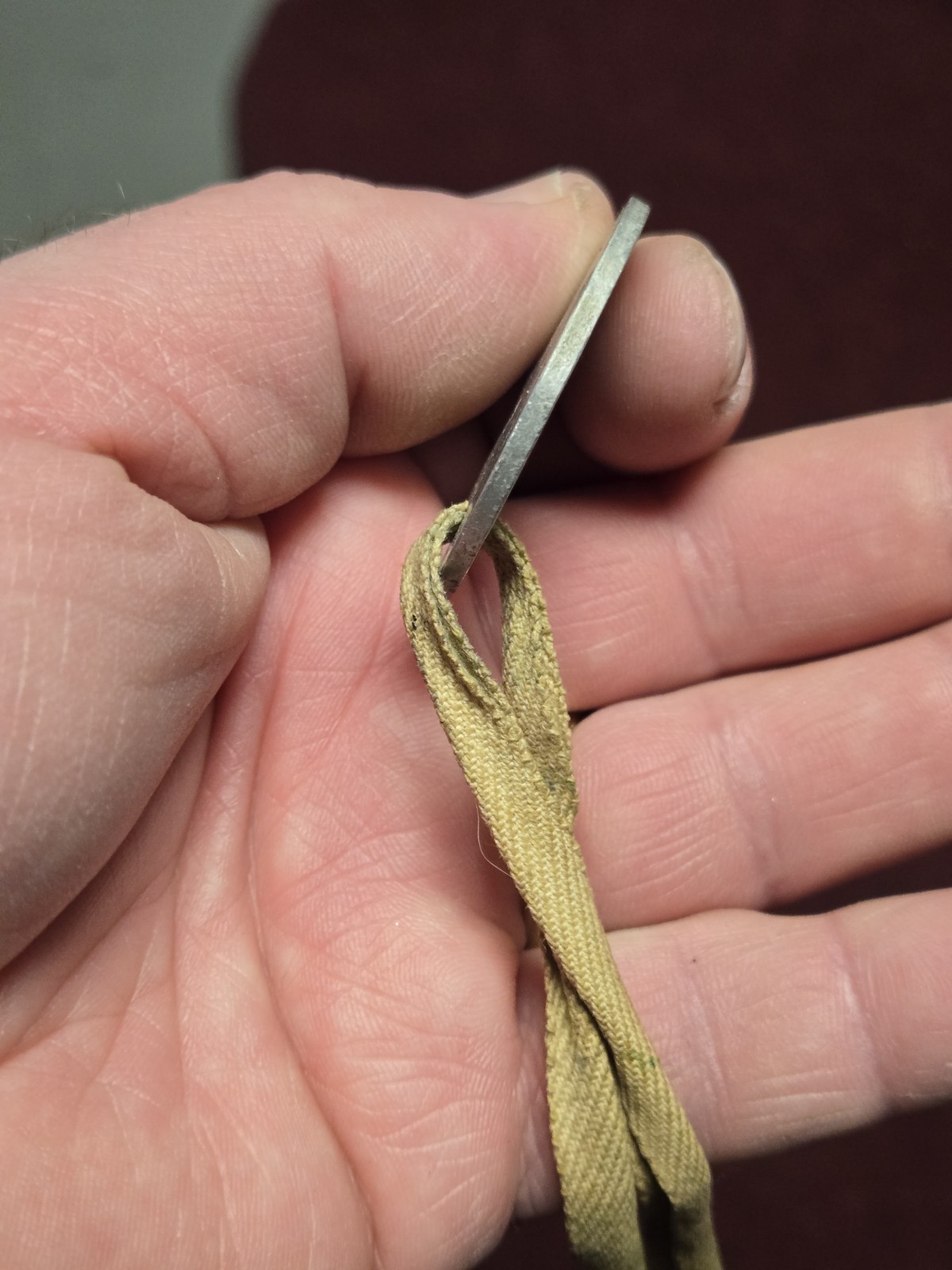 Important Old Rare John J Bergen Pottsville PA WWI WWII US Soldier ID dog tag