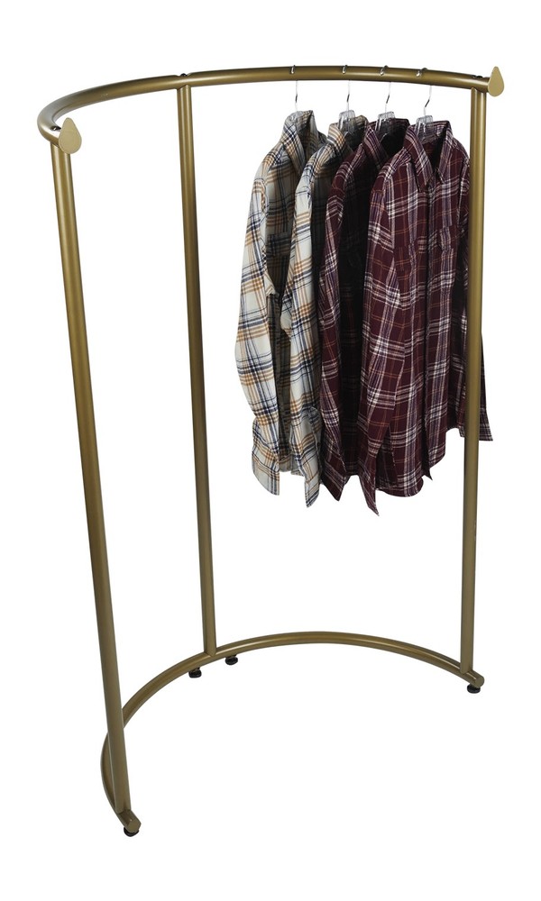 SSWBasics Gold Half Round Clothing Rack