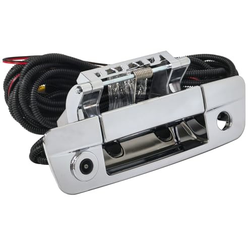 Tailgate Latch Door Handle Rear View Back Up Camera Compatible with Dodge Ram