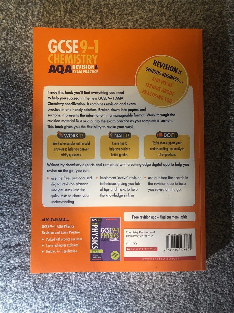 aqa chemistry gcse revision guide