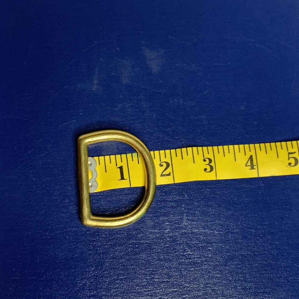 D Ring - Solid Brass - 1 1/2 Inches - NEW