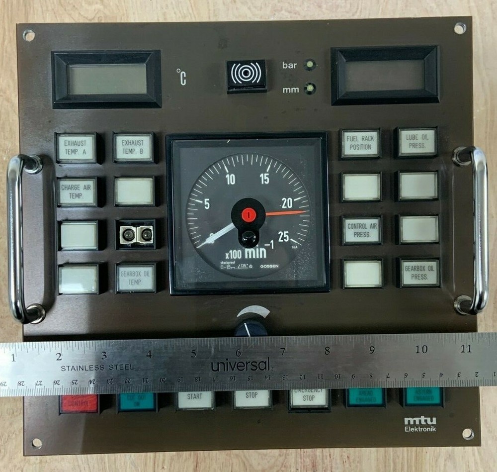 MTU 5105305186, Control Panel