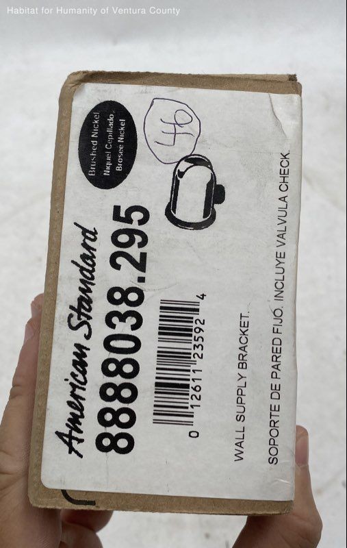 American Standard Water Supply Wall Bracket